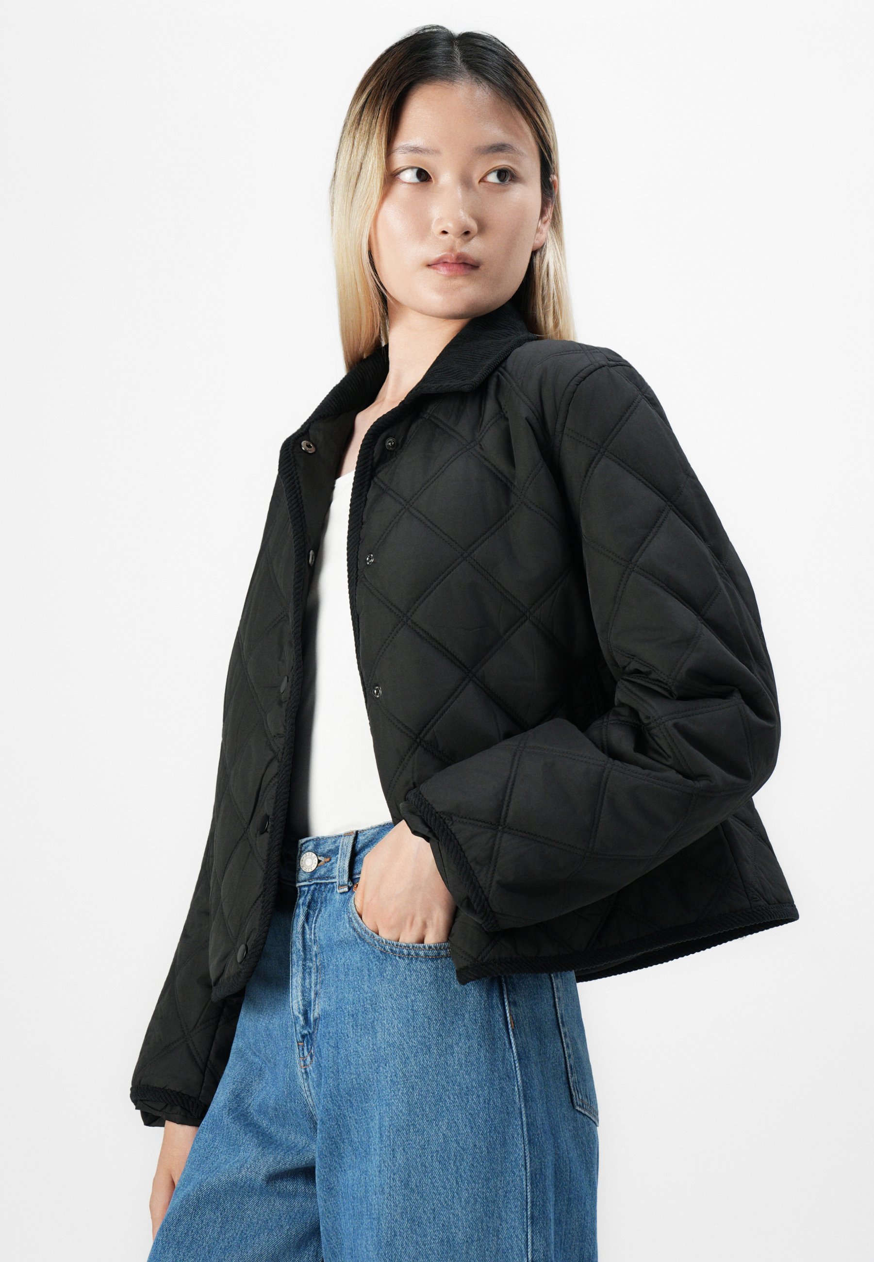 VILA VIQUILA QUILT - Giacca leggera - nera