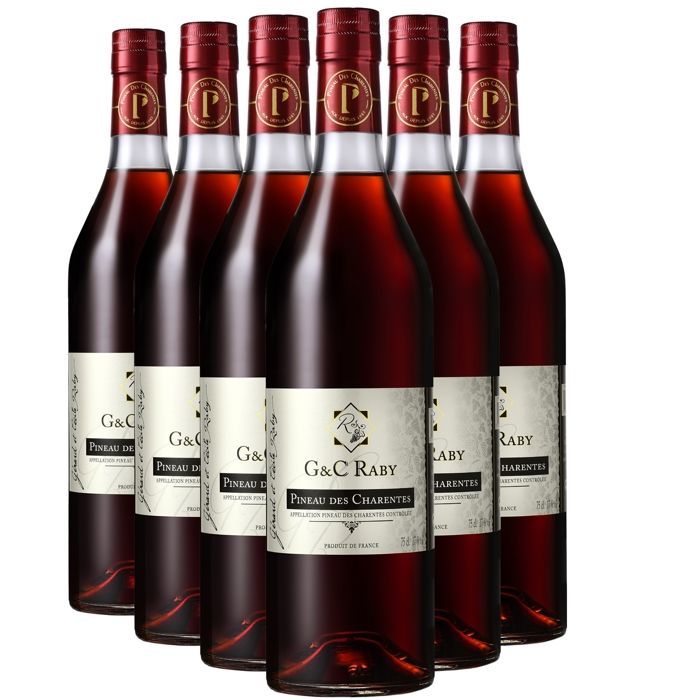 G and C Raby Pineau des Charentes - Red Wine from the Southwest (6x75cl)