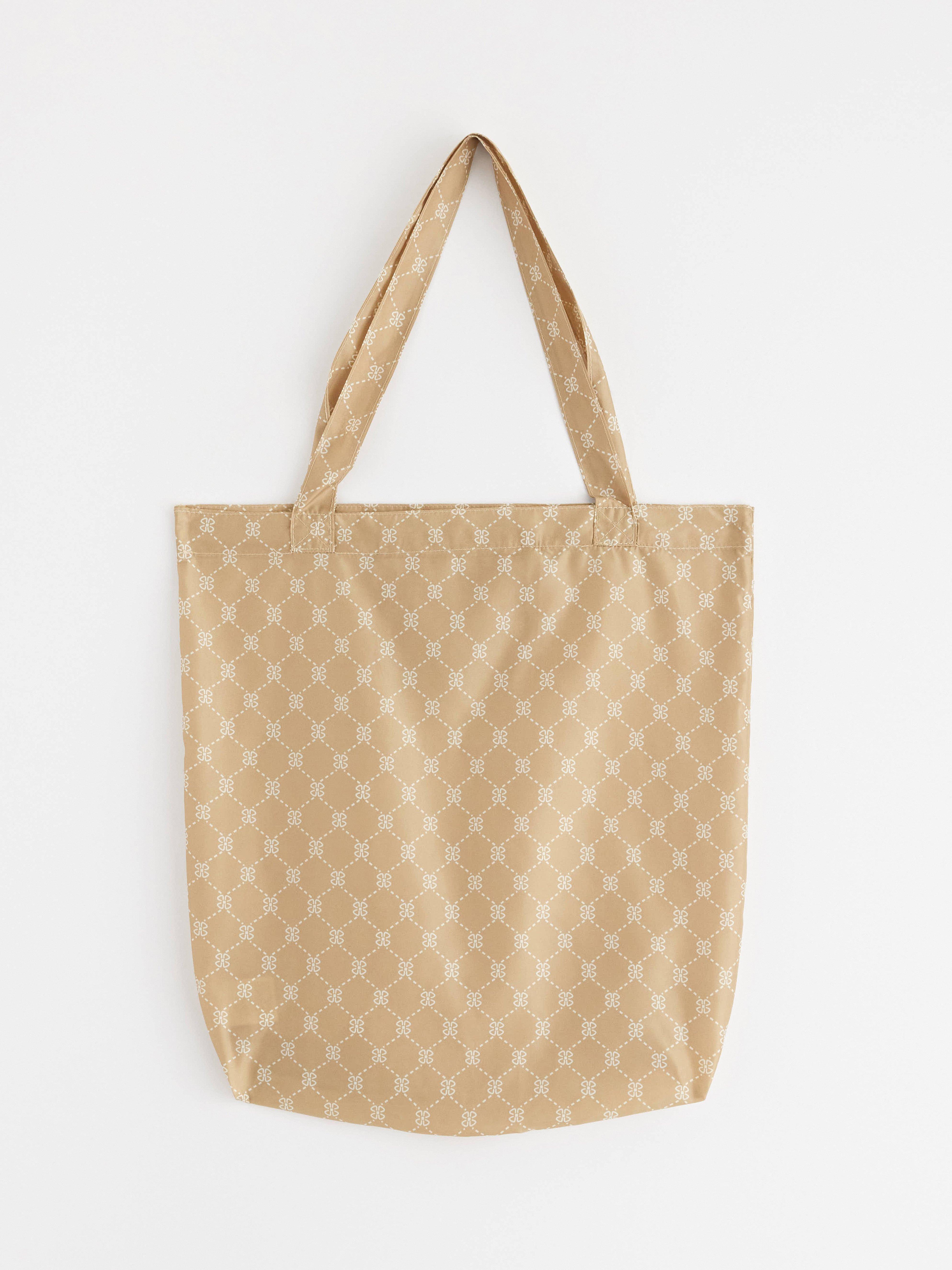 Sac cabas pliable beige