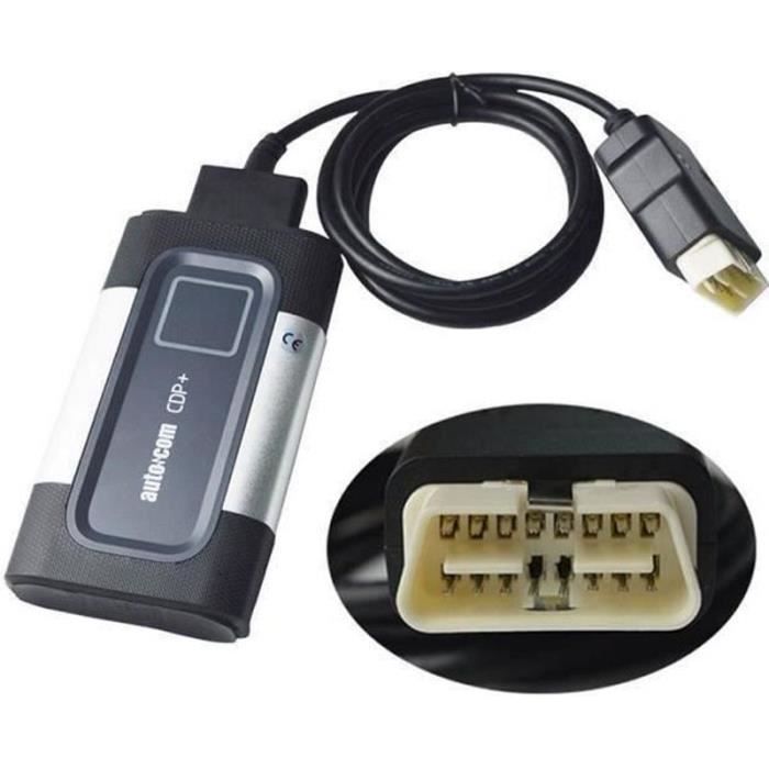 Herramienta de diagnóstico automotriz Autocom, escáner para automóviles, placa monobloque verde Bluetooth CDP+ para automóviles y camiones.