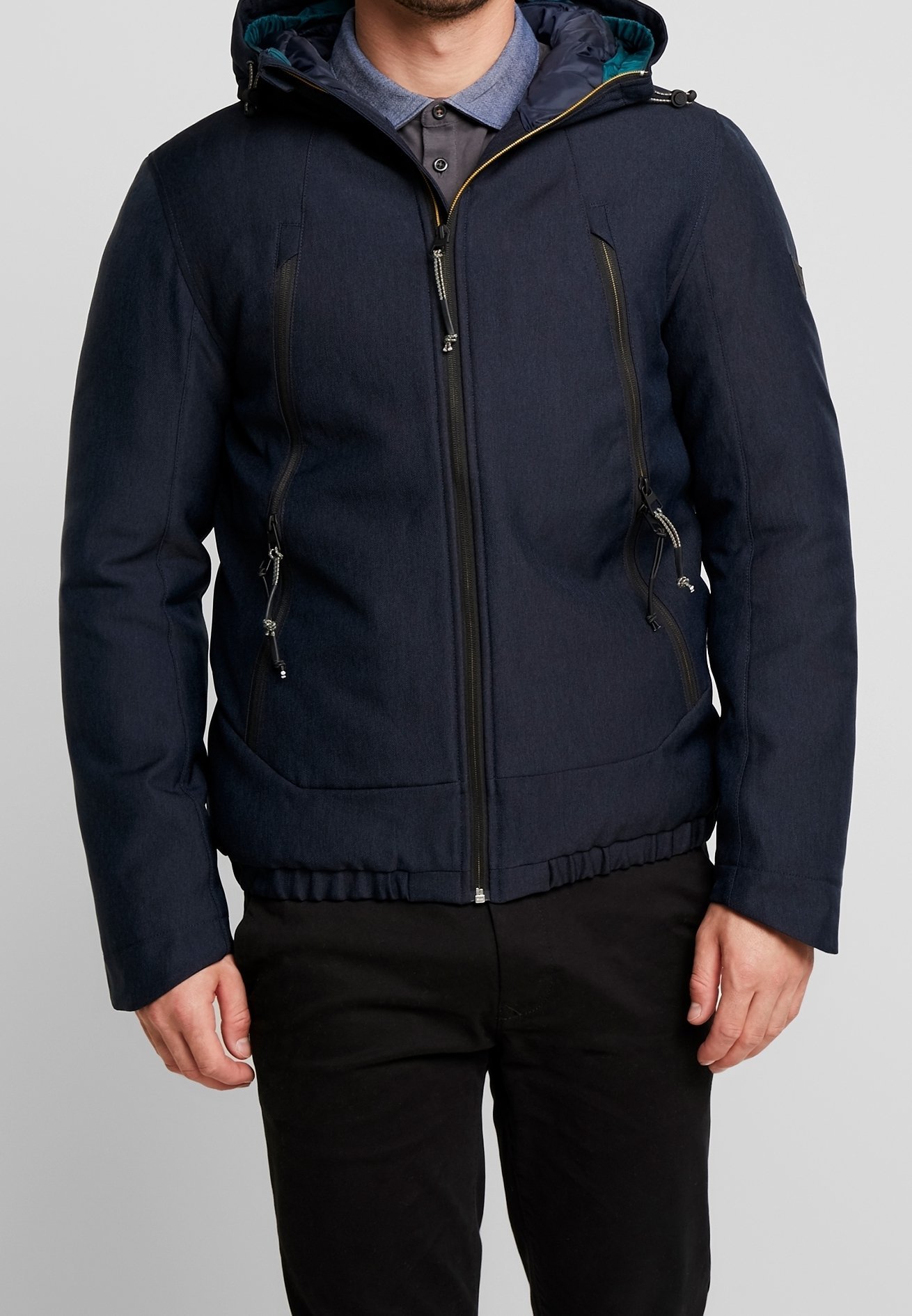 TOM TAILOR DENIM winterjas - donkerblauw