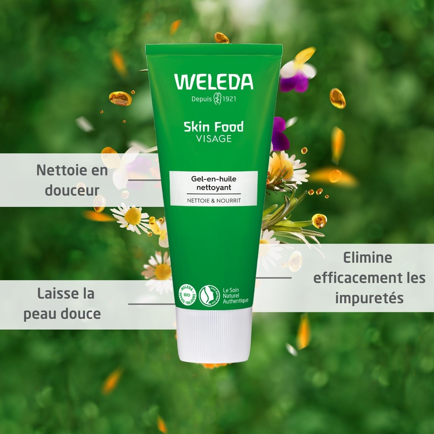 Weleda Skin Food Gel-en-huile nettoyant