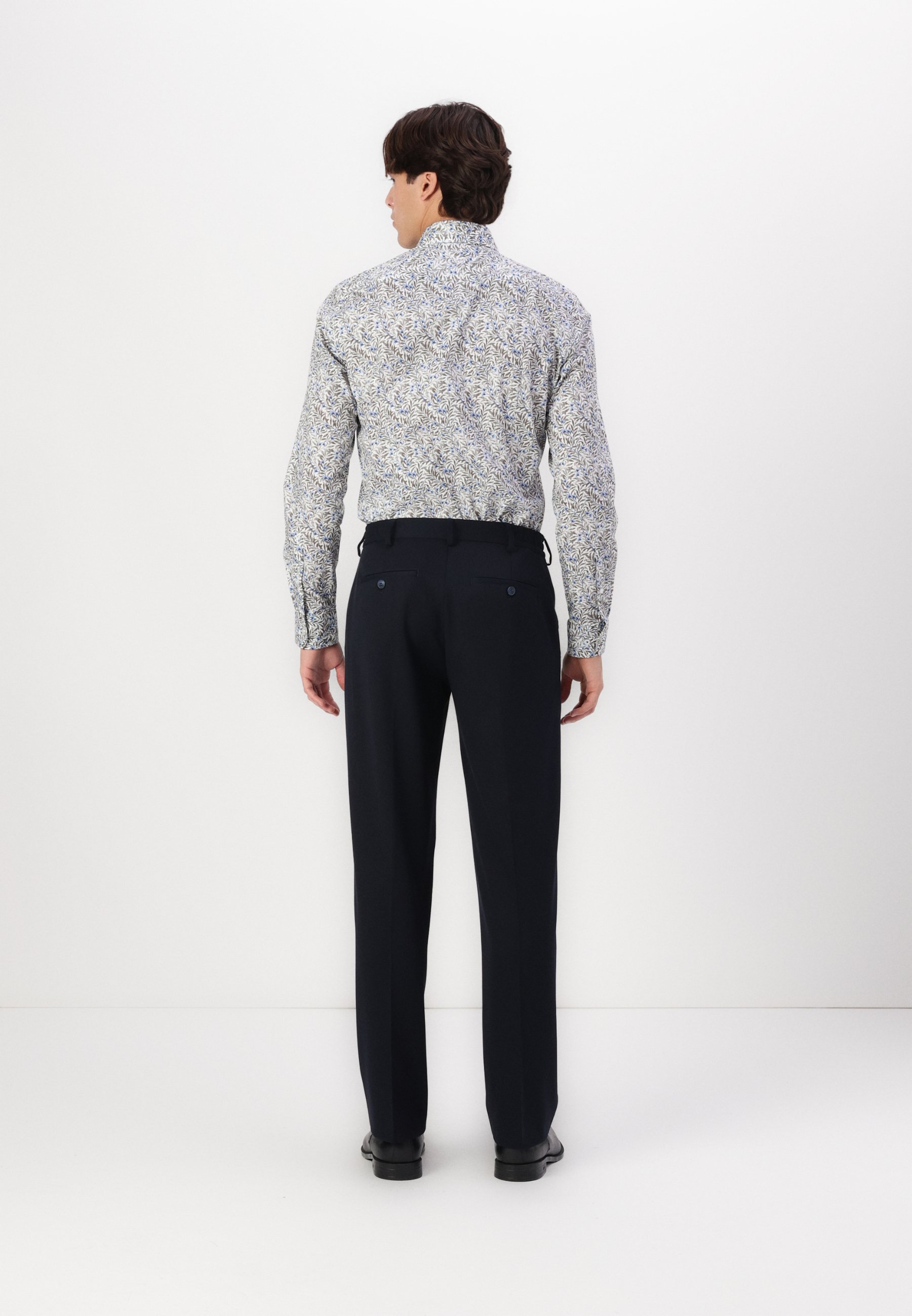 Selected Homme SLH LOOSE FINN FLEX PANTS - Hose - marineblauer Blazer
