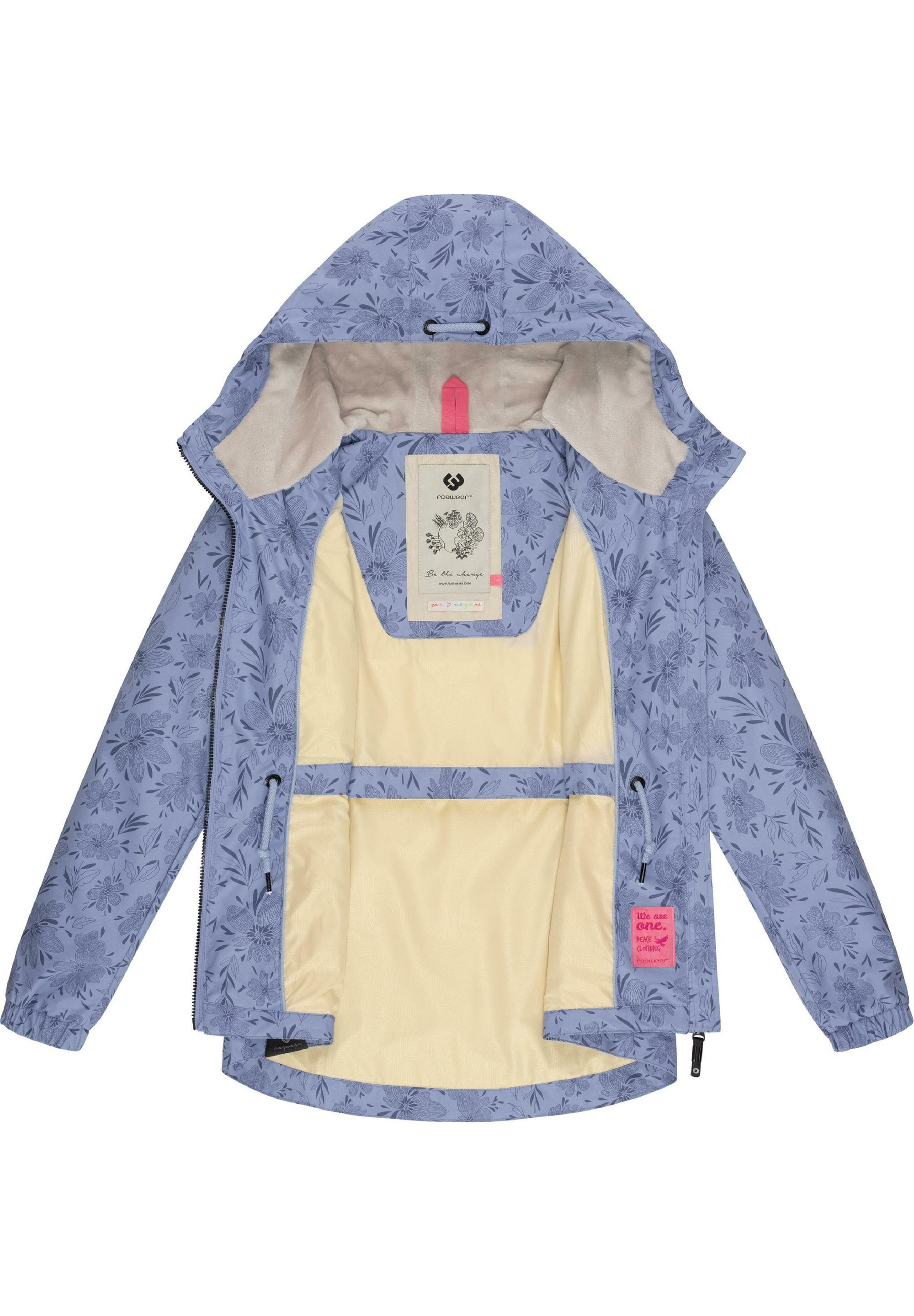 Parka en tissu ragwear - bleu chiné