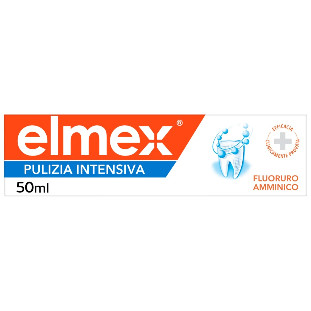 ELMEX Pasta dental blanqueadora de limpieza intensiva 50 ml para dientes blancos