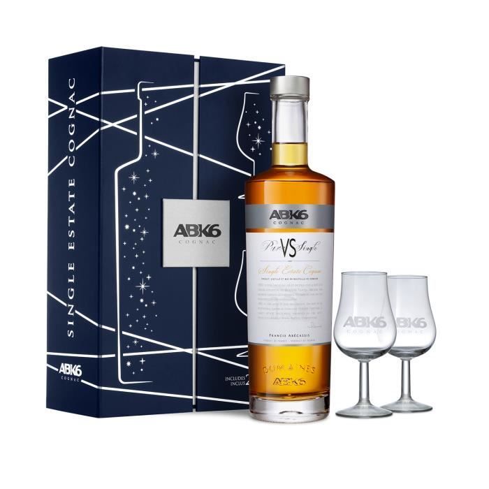 ABK6 Cognac VS Geschenkset mit 2 Gläsern