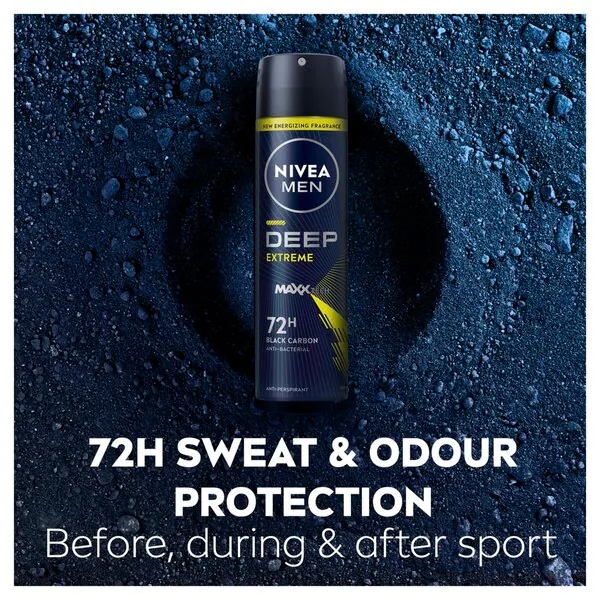 NIVEA Men Deep Sport antiperspirant v spreju 150 ml
