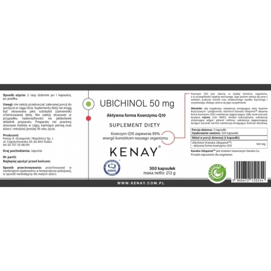 Coenzima Q10 Kenay 50 mg