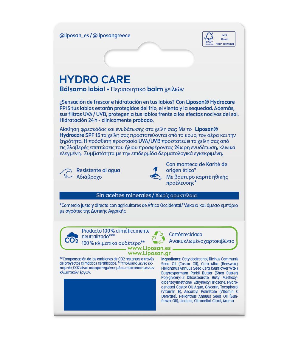 Hydro Care balzam na pery Pery: balzamy a starostlivosť