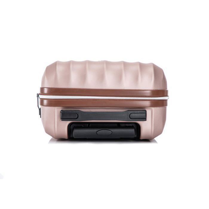 Valise Cabine - CELIMS FRANCE - Modèle 2025 - 45x36x20 cm - Rose Gold - Cadenas à combinaison
