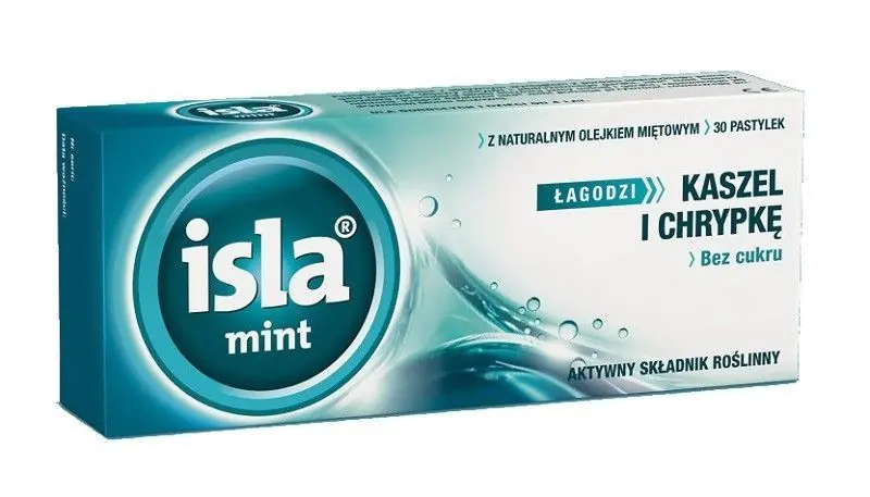 Isla-Mint, Pastylki do ssania, Smak miętowy