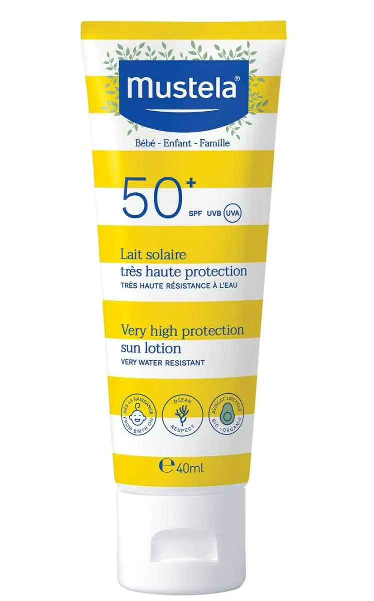 Mustela Sun Mleczko przeciwsłoneczne SPF 50+ do twarzy
