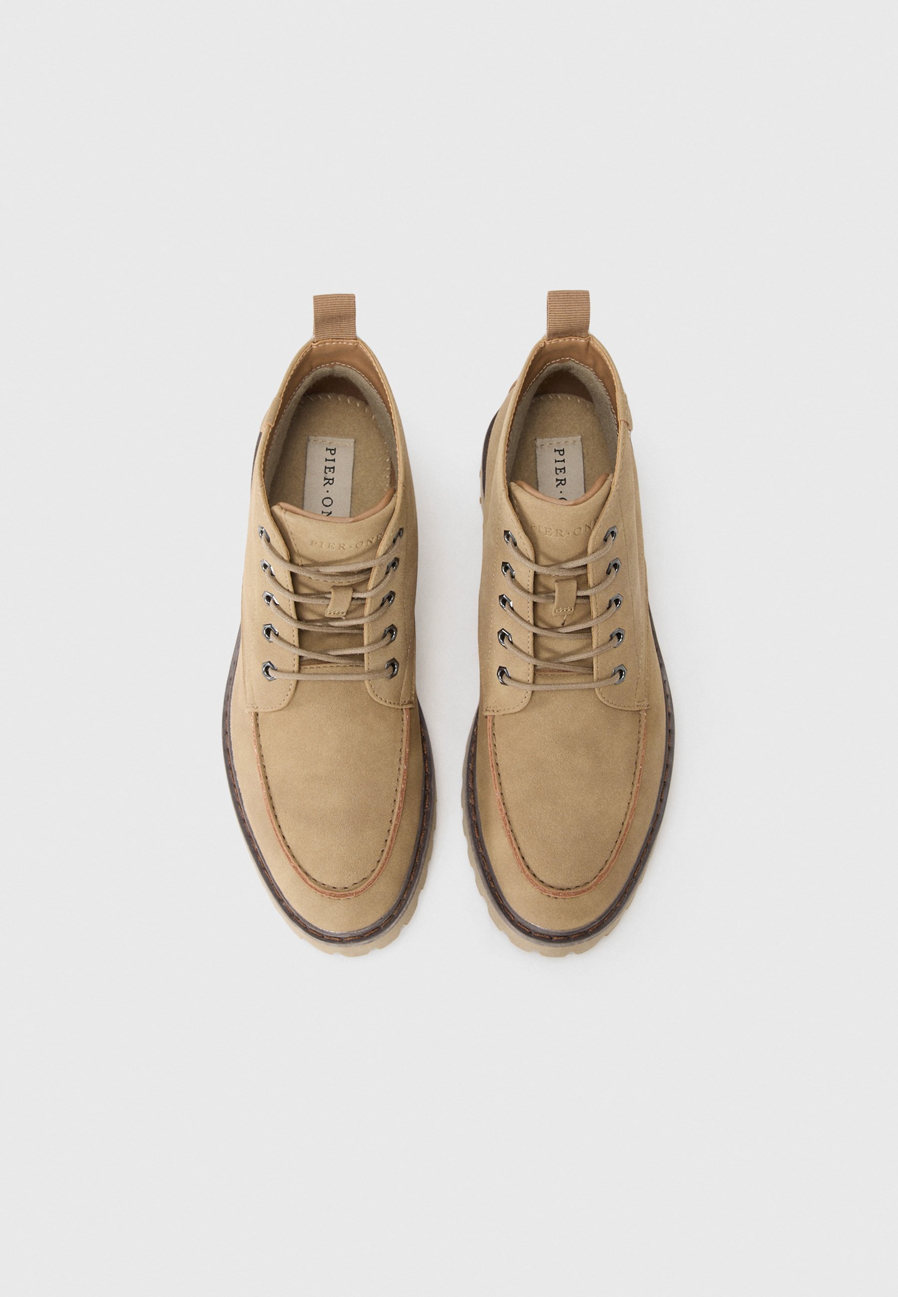 Pier One Schnürstiefeletten – beige
