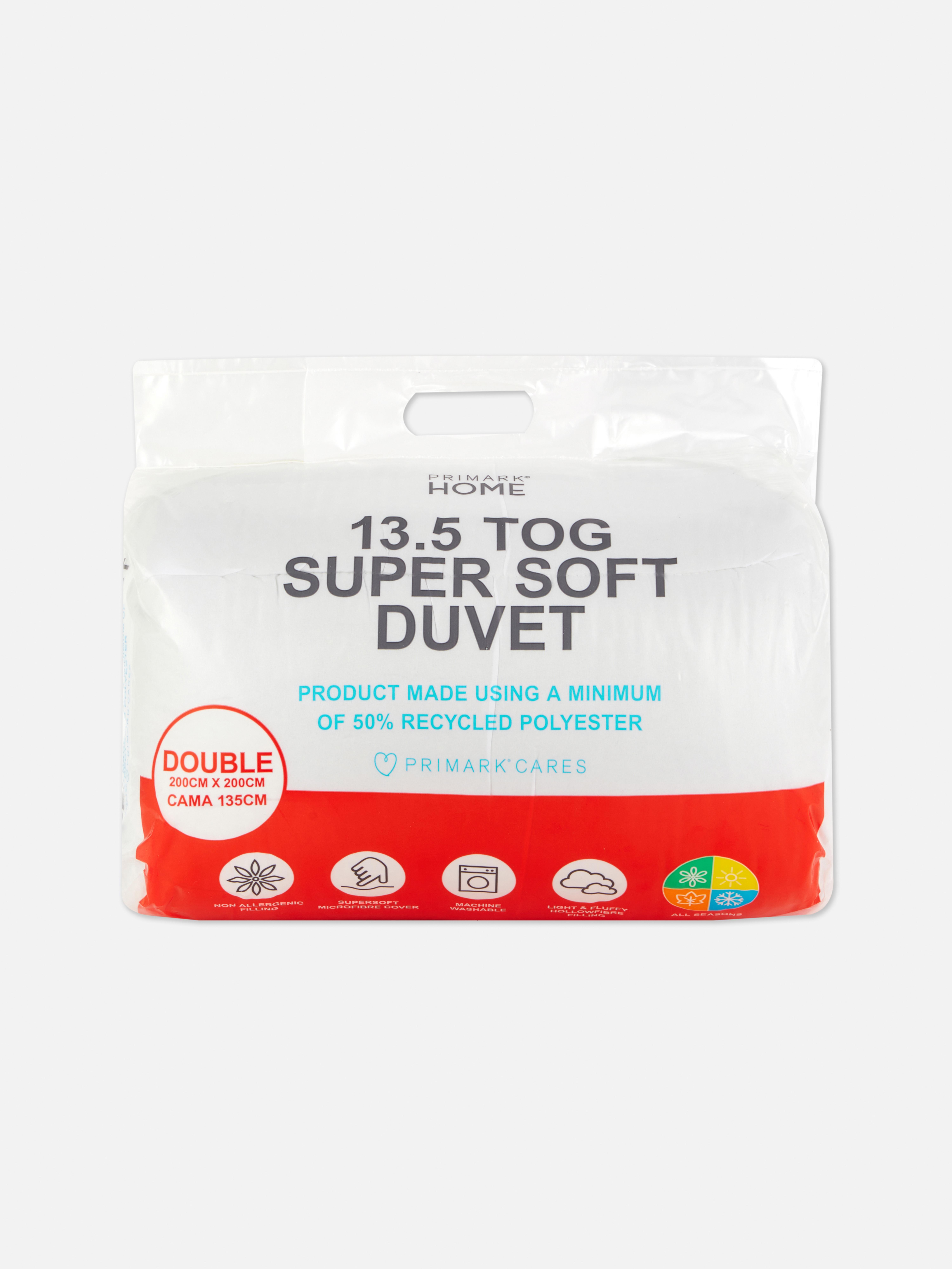 Husă de pilotă dublă super moale, 13,5 tog O husă de pilotă dublă confortabilă de 13,5 tog, super moale la atingere