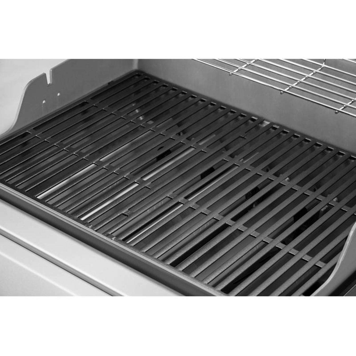 Churrasqueira a gás propano Weber Genesis II E-310 com 3 queimadores, preta.
