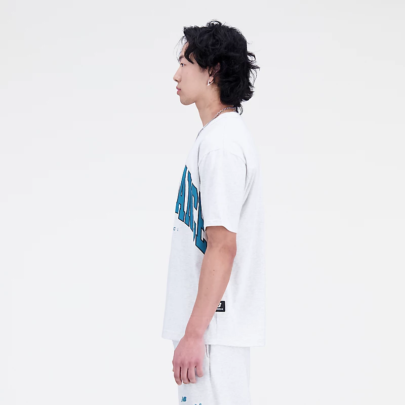 Koszulka z bawełny unisex Warped Classics Uni-ssentials - SEA SALT HEATHER