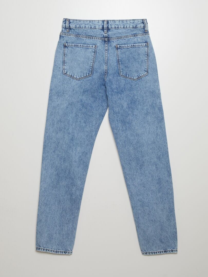 Calça jeans reta - AZUL