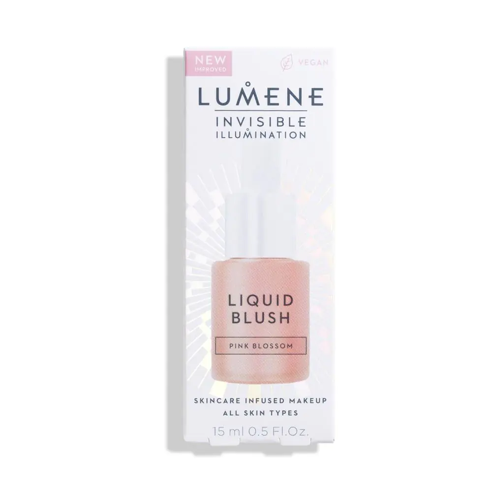 Lumene Invisible Illumination - Róż z serum Pink Blossom 15ml