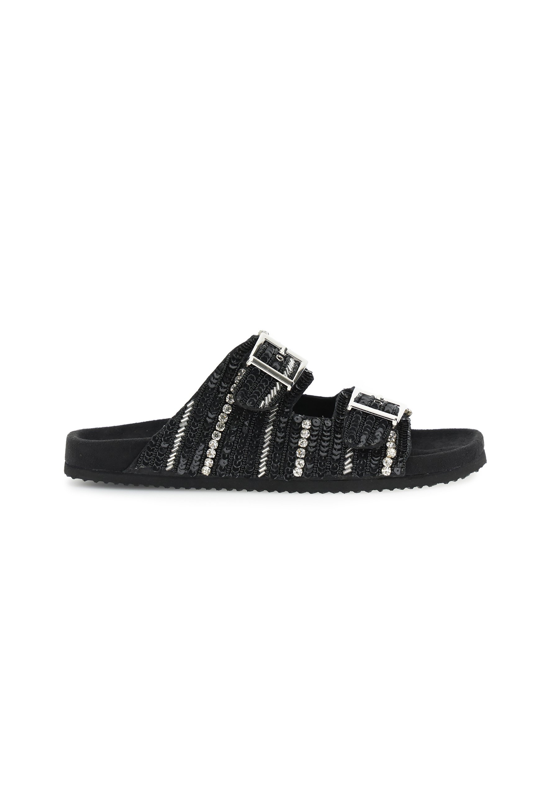 CAFÉNOIR Mules - zwart