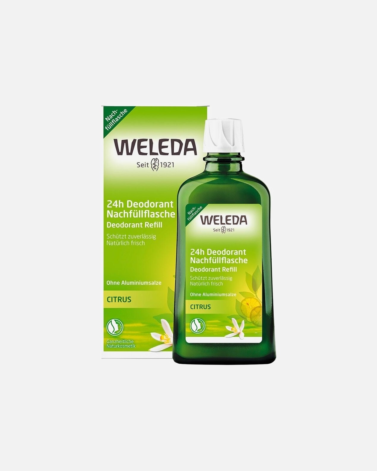 Weleda dezodorantas-citrusinių vaisių makiažo pagrindas, 200 ml