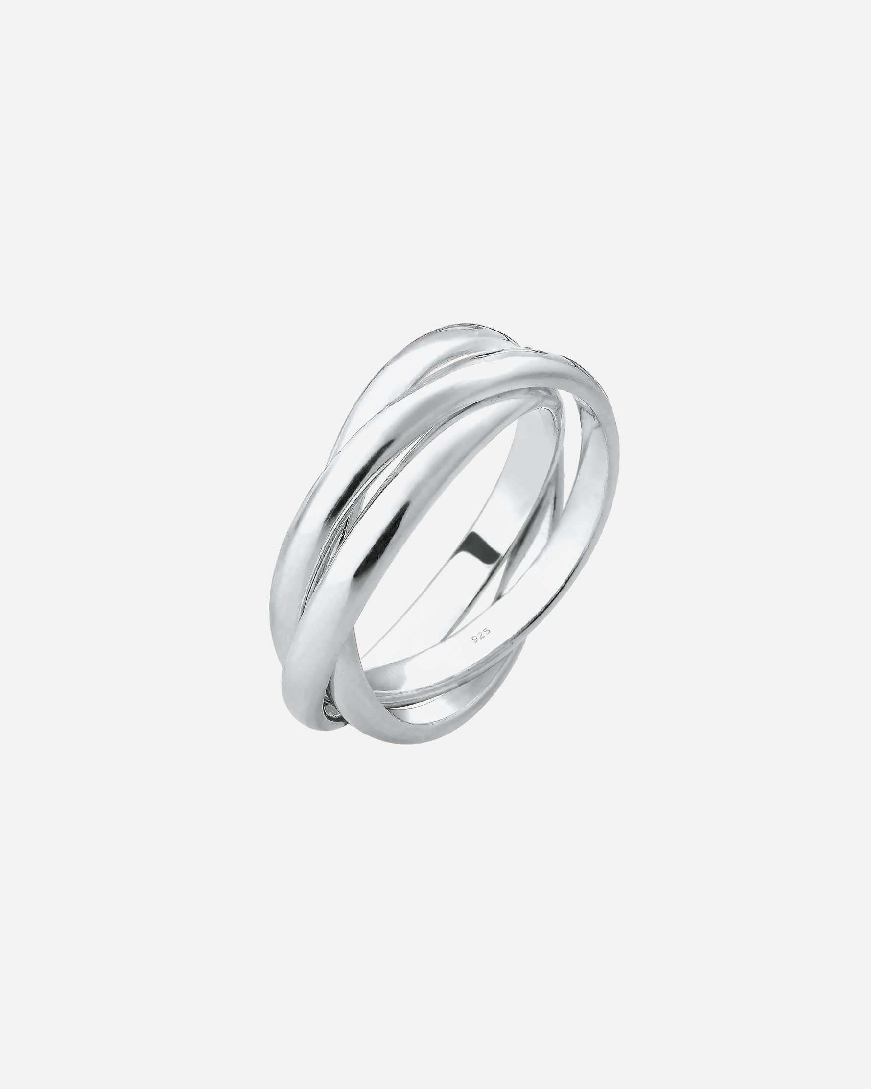 Elli Femmes Trio Enroulement Basique en Argent Sterling 925