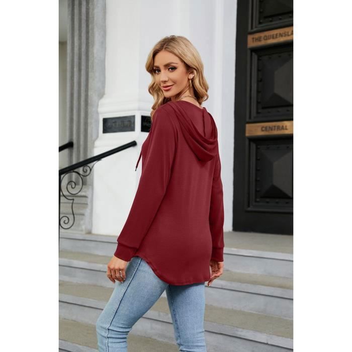 Sweat Femme INSFITY - Col Capuche - Noir - Automne