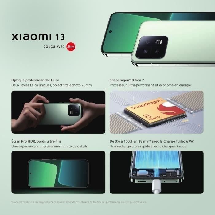 XIAOMI 13 256GB 5G Negro - Reacondicionado - Muy buen estado