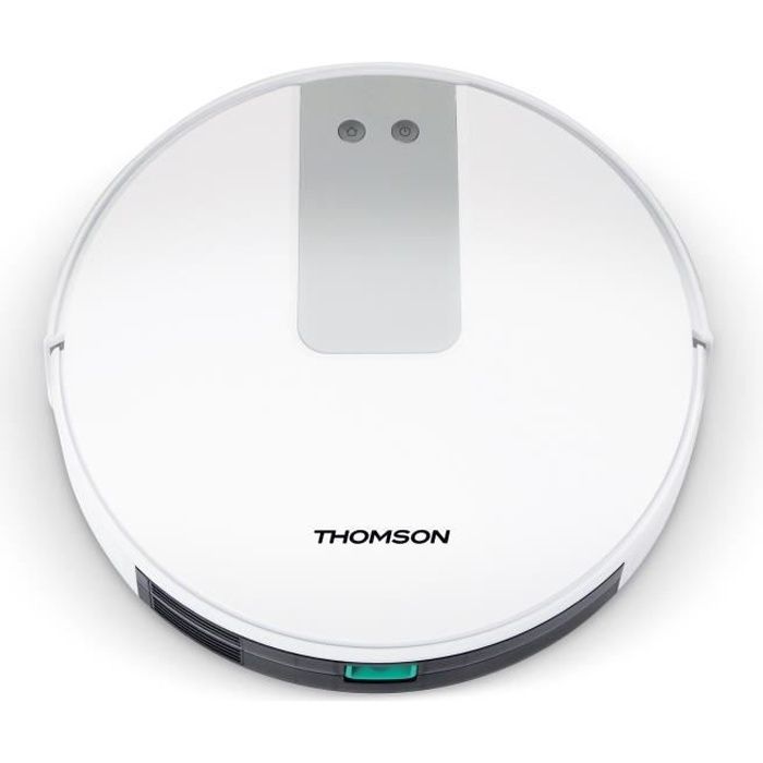 THOMSON - THVC24W - Aspirateur robot - Autonomie 120min - Départ différé - 3 modes de navigation - Réservoir (0,6L) - Batterie