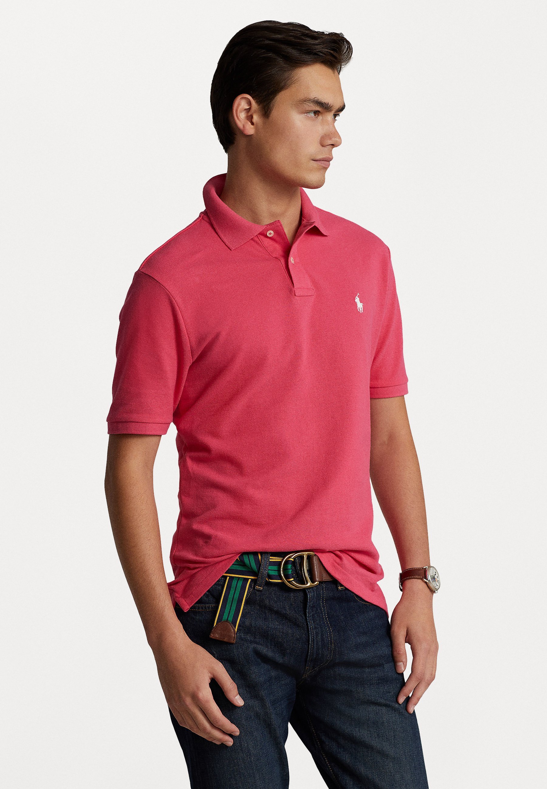 Polo Ralph Lauren SLIM FIT POLO SHIRT - Polo shirt - hot pink