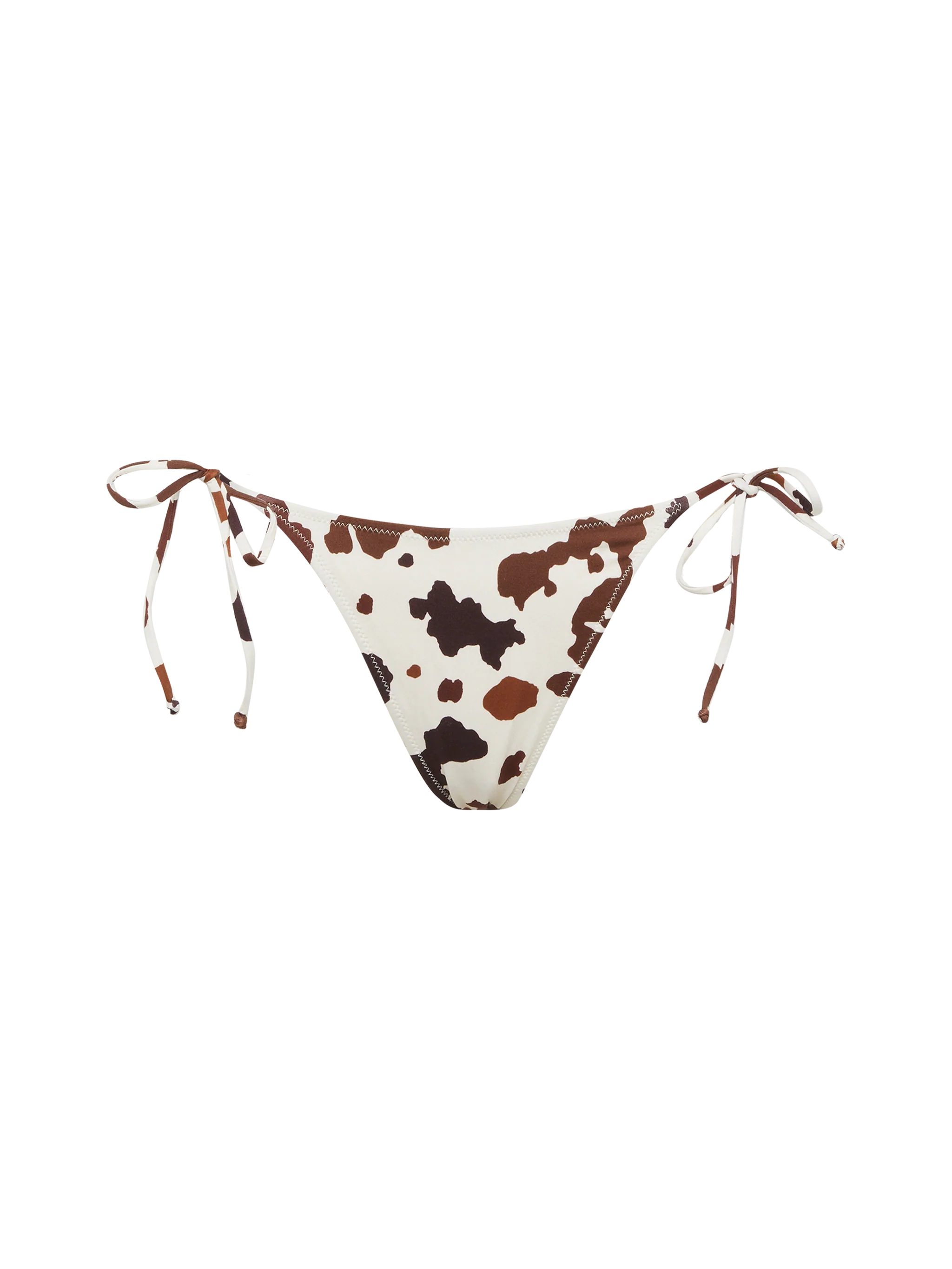 Norah's ondeugende crèmekleurige zwembroekje
