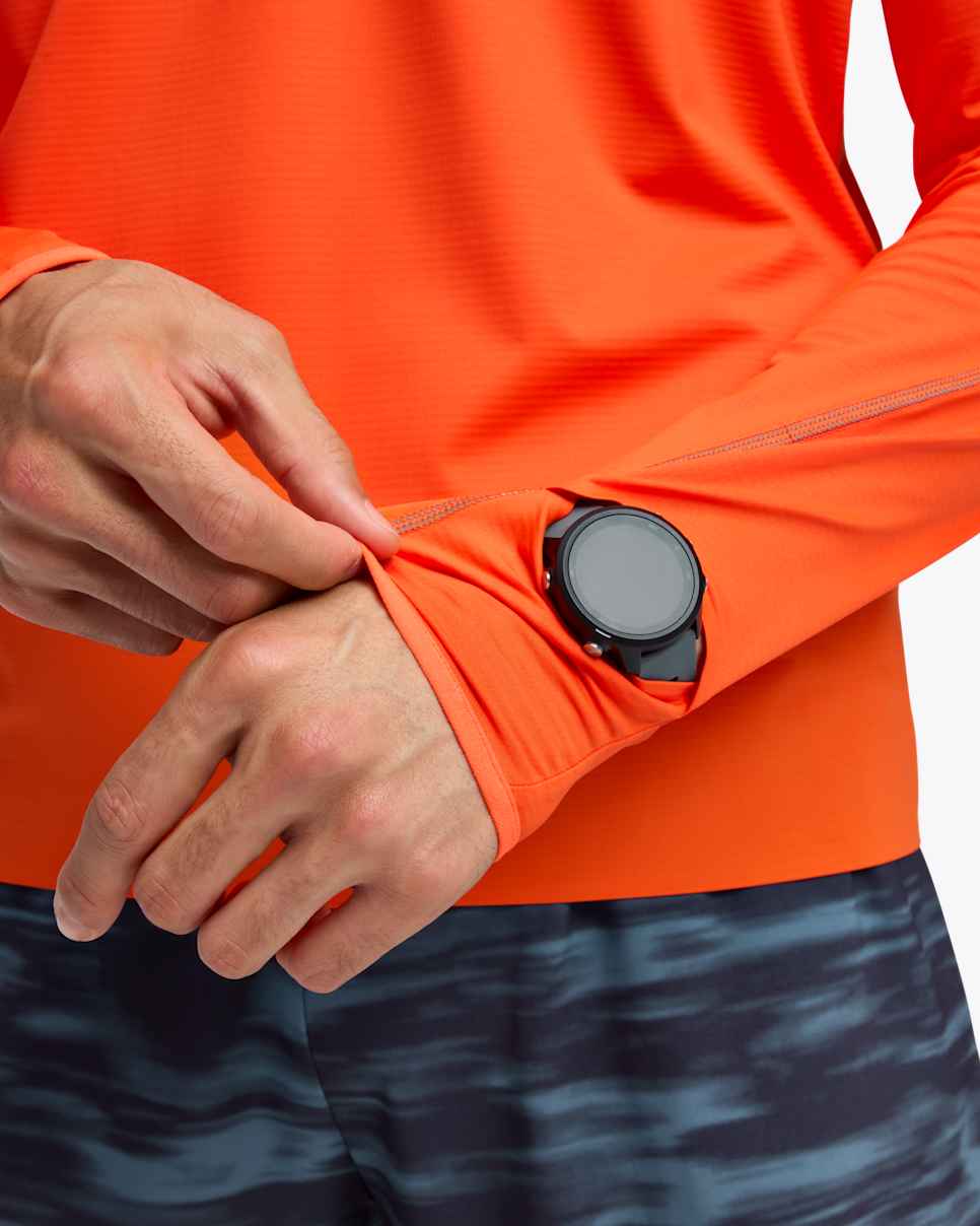 HOKA GlideTech Quarter Zip Lava