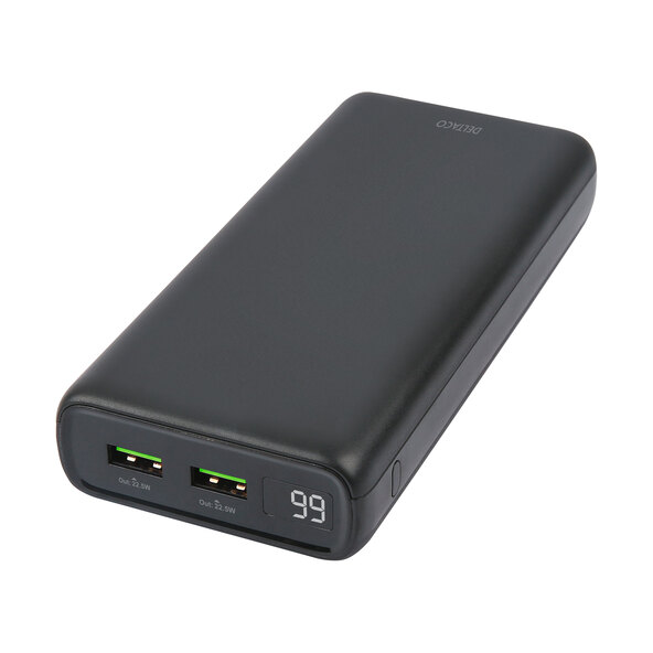 Baterie externă PB-C1004 cu 20.000 mAh, 1x USB-C PD 60 W și 2x USB-A încărcare rapidă