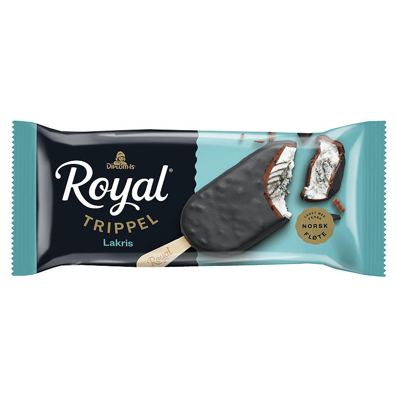 Helado Diploma Regaliz triple real Helado Diploma