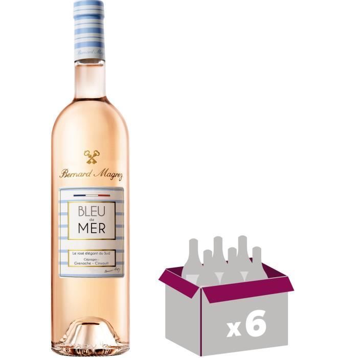 Bernard Magrez Bleu de Mer 2024 Vin de Pays d'Oc - Vino rosado del Languedoc x6