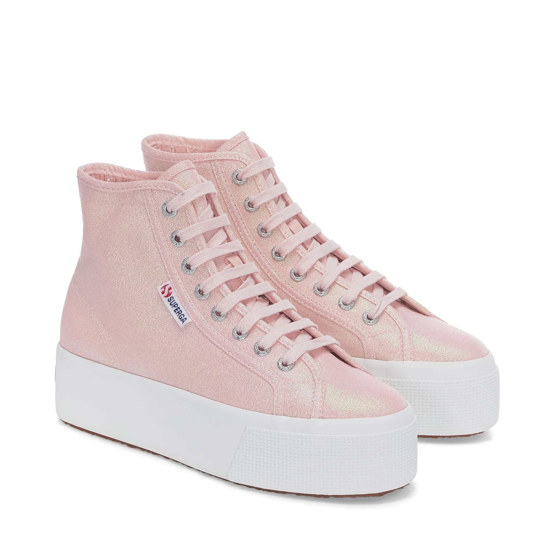 2708 HI TOP LAME-PINK ISH IRIDESCENT