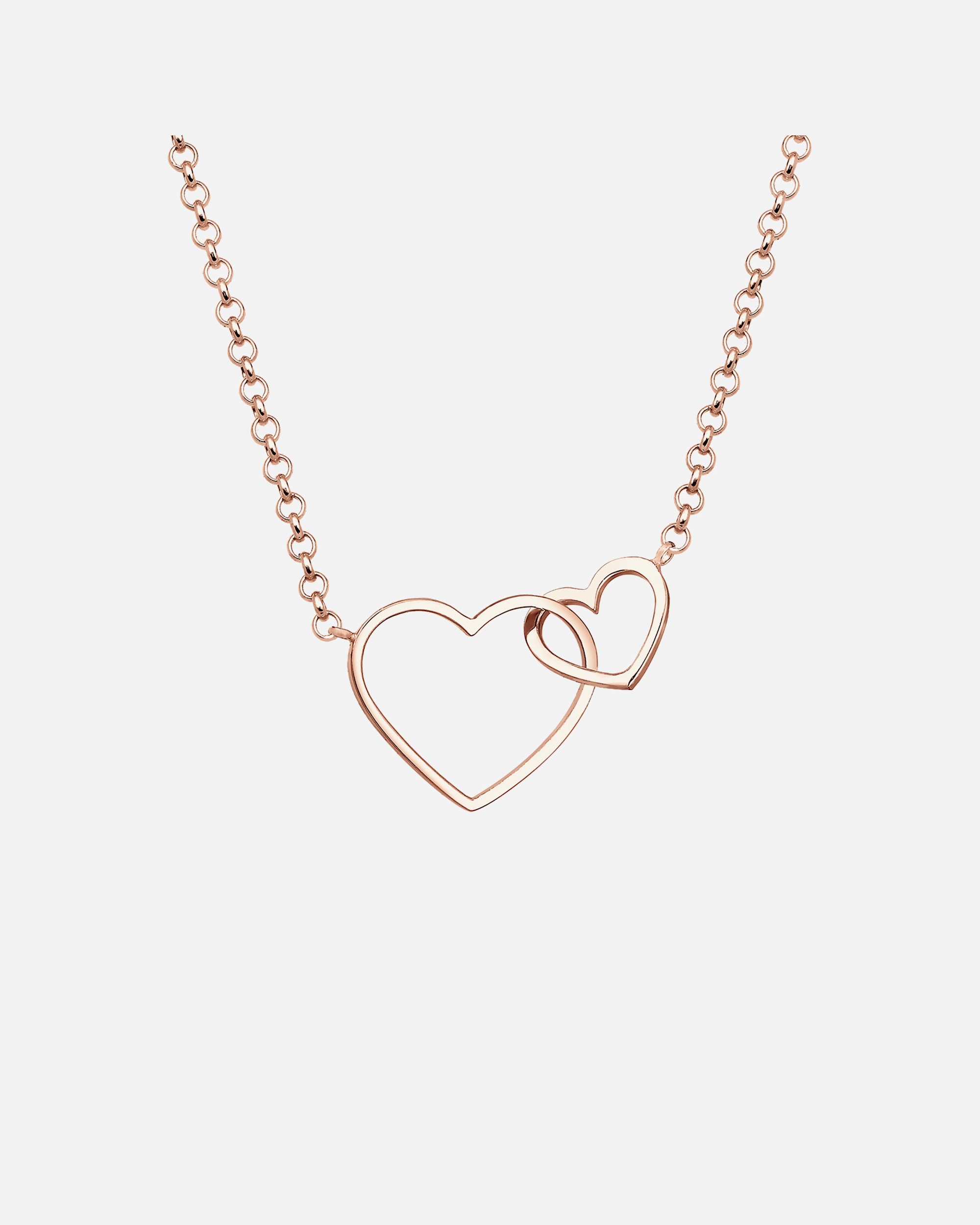 Elli Femmes Pendentif Coeur Entrelacé en Argent Sterling 925 Plaqué Or
