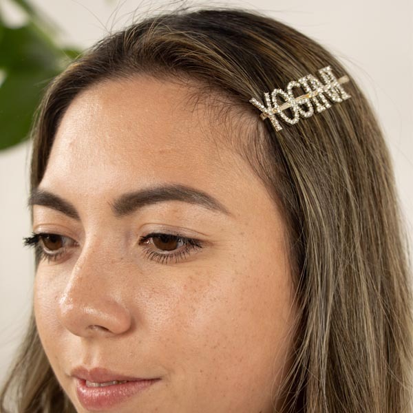 Pinza para el cabello Myga Crystal Yogini