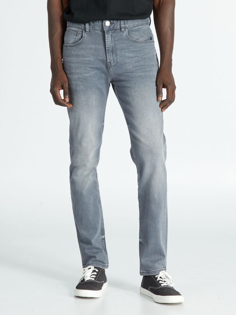 Pantalones vaqueros ajustados - L32 - GRIS