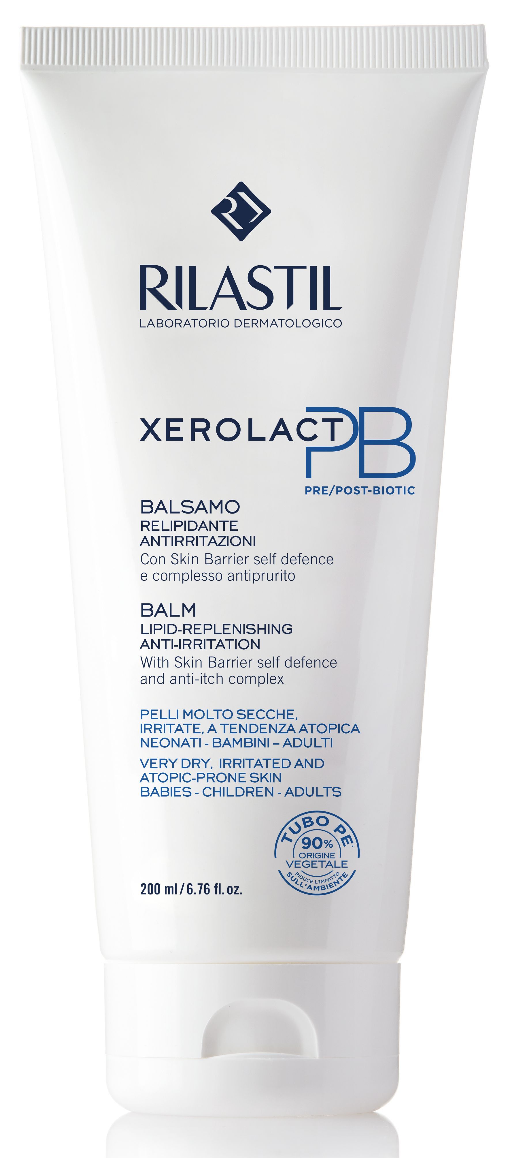 „Xerolact PB“ lipidus papildantis balzamas kūno aliejai