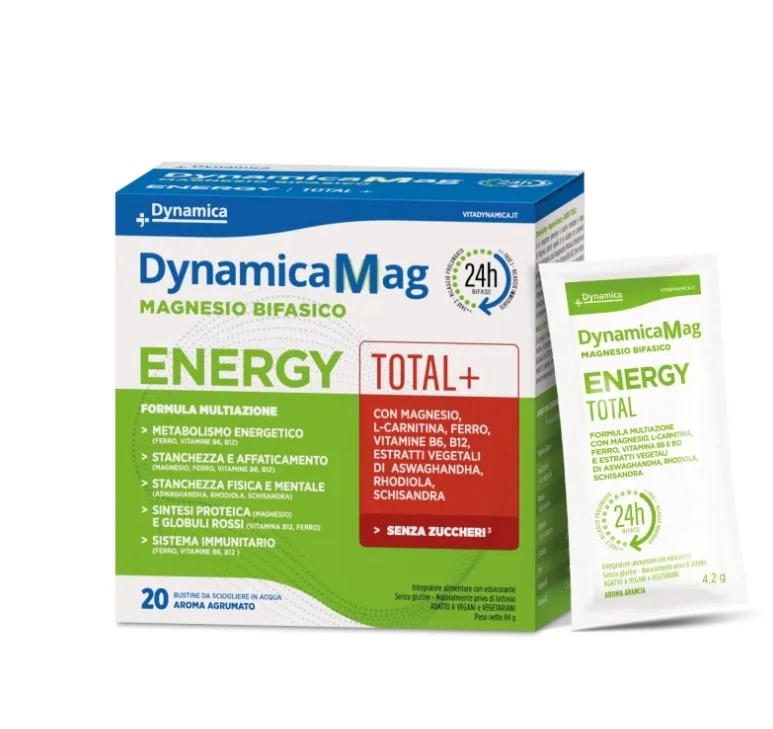 DYNAMICA Dynamicamag Energy Total+ 24 sachets Fysieke en mentale energie