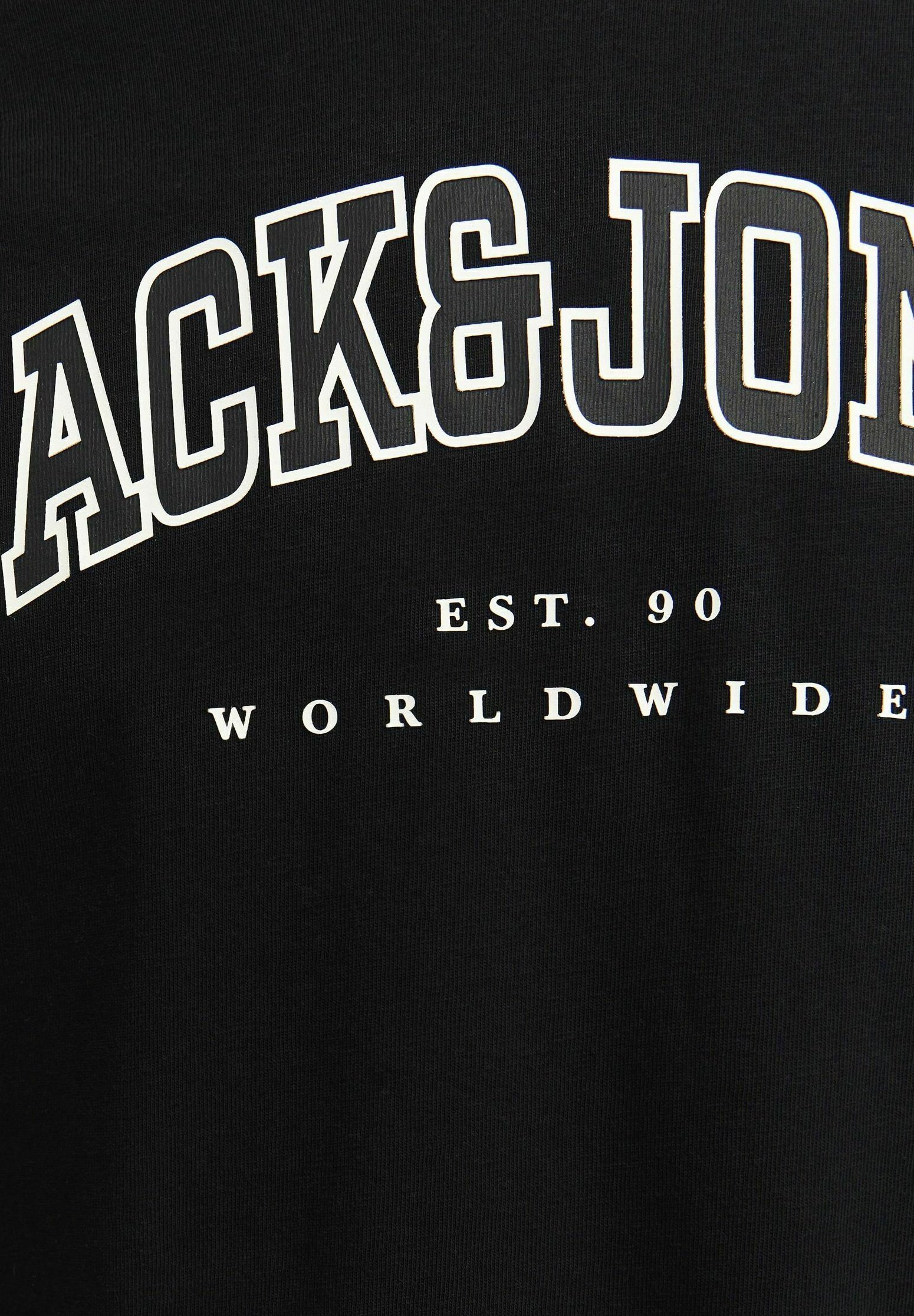 Logo Jack & Jones Junior - T-shirt à manches longues - noir