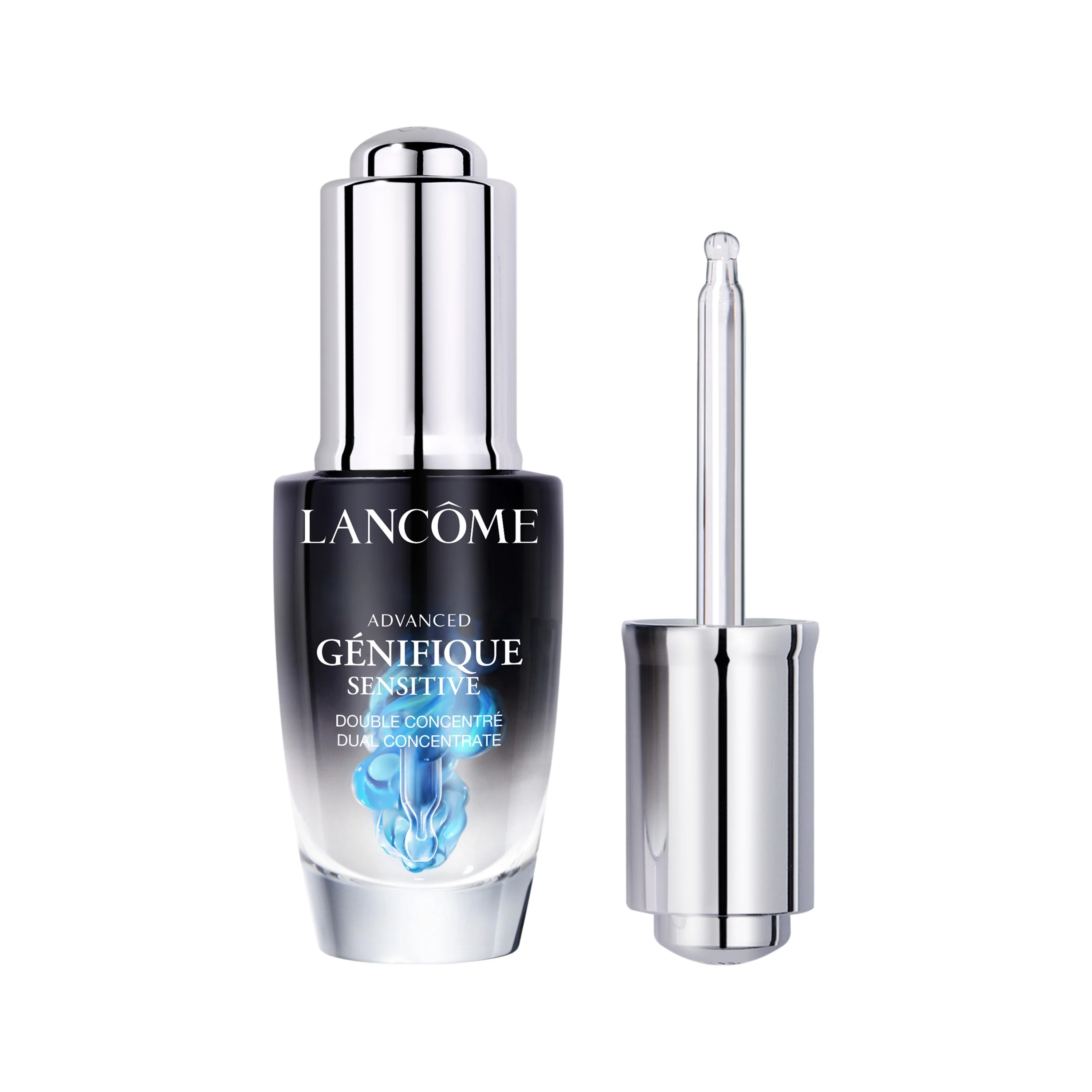 Génifique Advanced Sensitive Dual Concentrate - Siero viso antirughe, Tratt.viso notte lenitivo, Siero viso  lenitivo