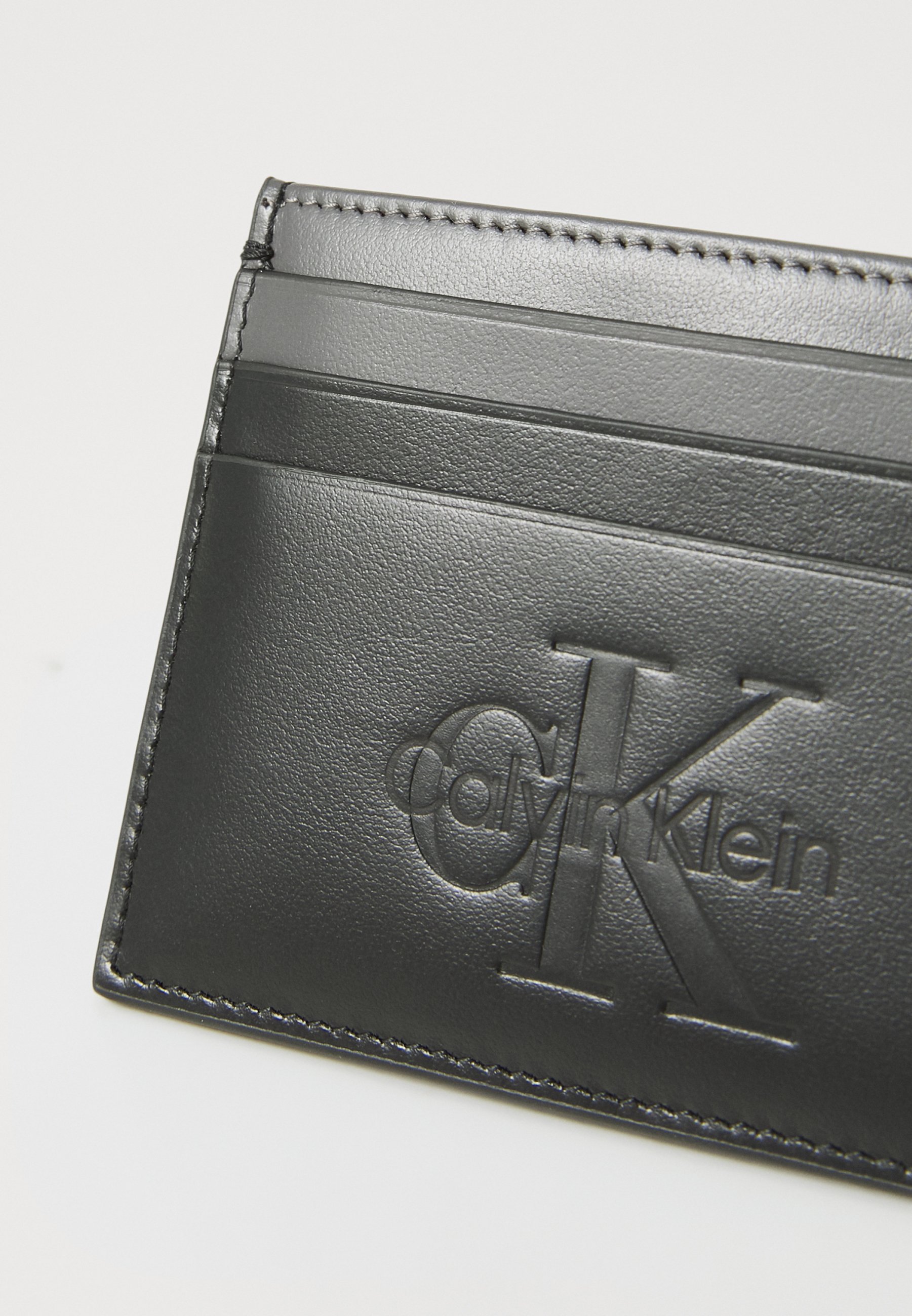Calvin Klein BOLD LOGO - Visitekaarthouder - zwart