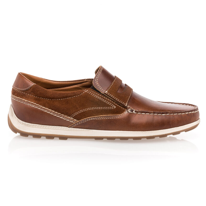 Miesten ruskeat loaferit/veneilykengät