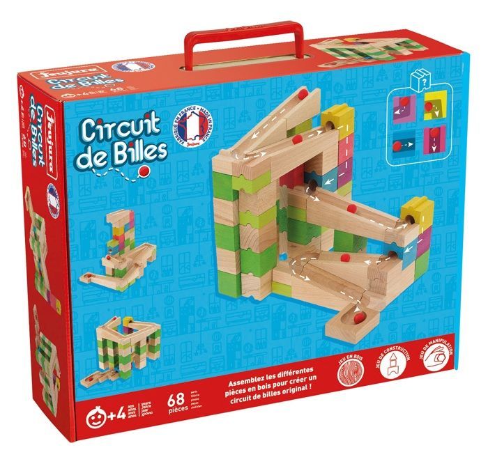 JEUJURA - Marble Run - 68 pieces - Construction set - Ages 4+