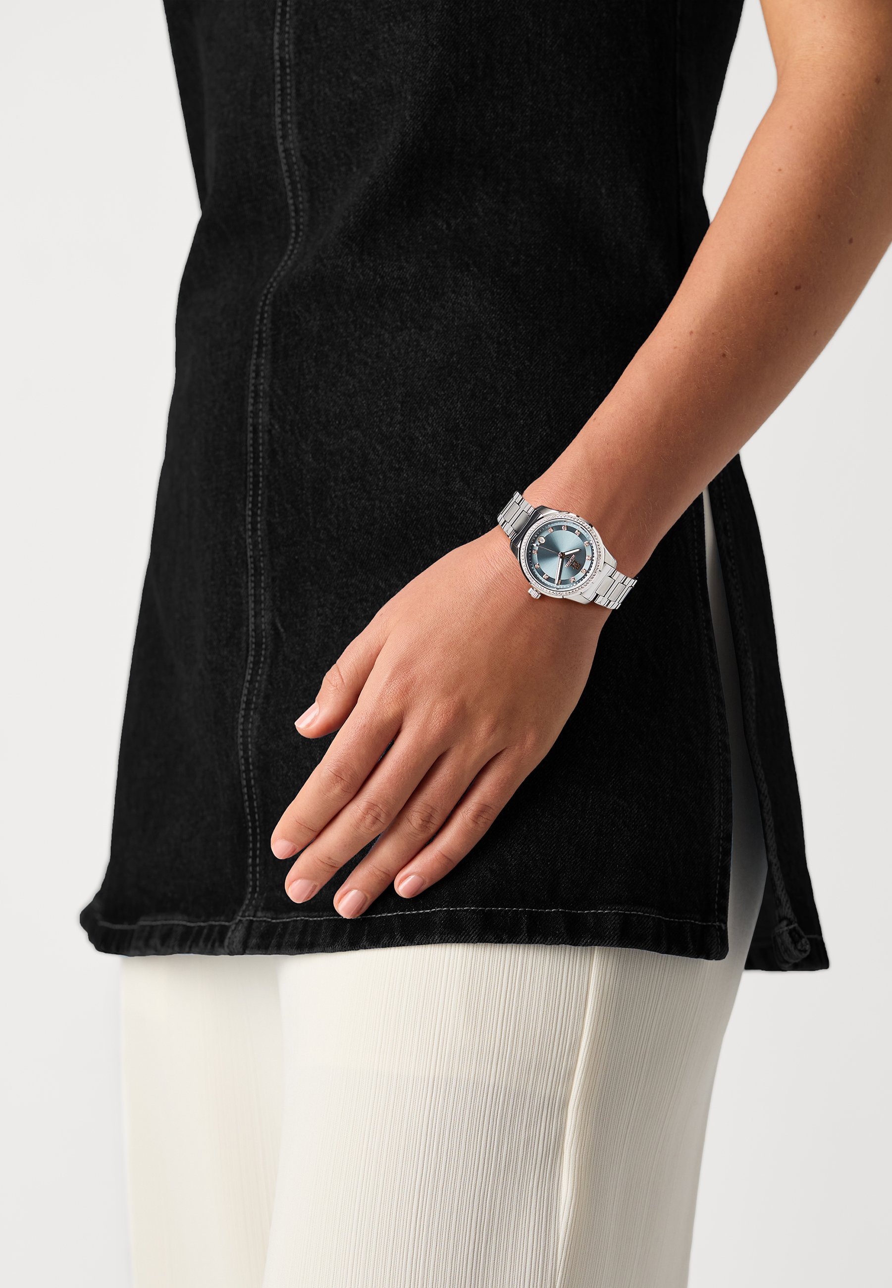 Tommy Hilfiger horloge - zilverkleurig/blauw