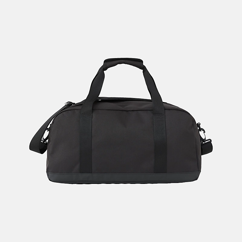 Torba sportowa unisex - CZARNA z BIAŁYM NADRUKIEM