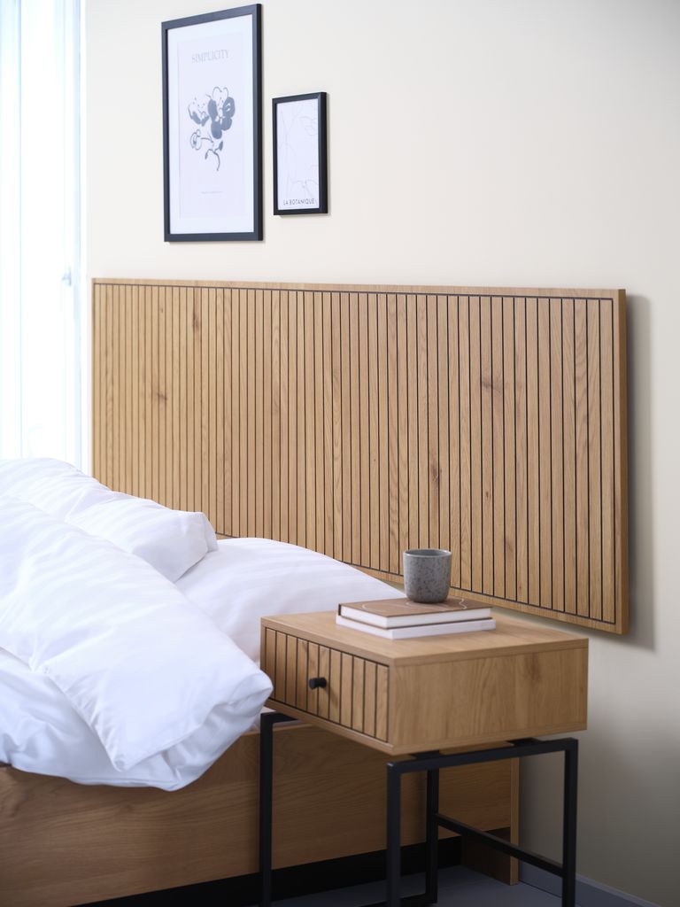 HEMDRUP Sienų panelė HEMDRUP 200x60 ąžuolo spalvos