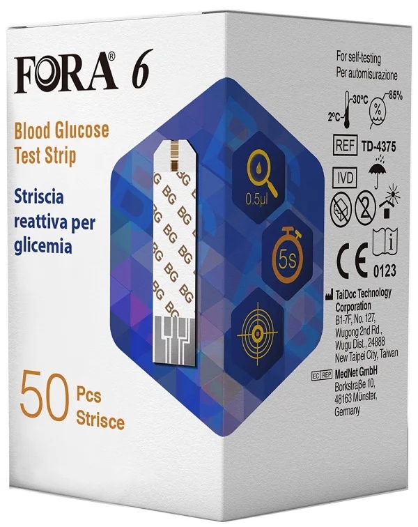FORA Fora 6 comprimidos com teor de açúcar no sangue de 50
