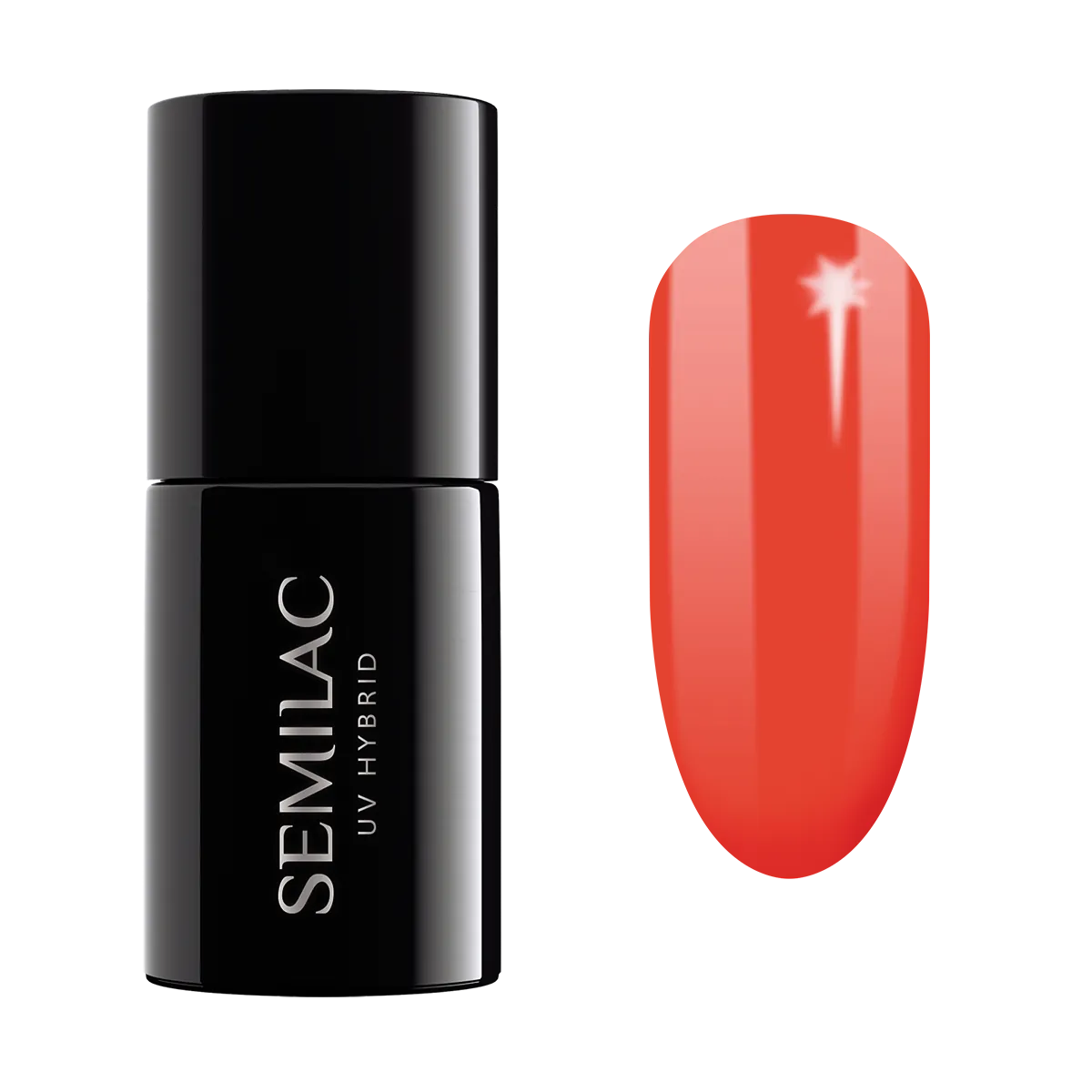 Semilac UV Hybrid Lakier hybrydowy, 570 Neon Watermelon